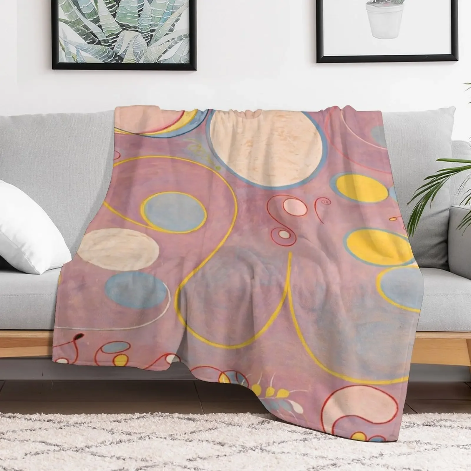 Hilma af Klint The Ten Largest No8 Взрослые Группа IV Плед Одеяло Роскошные дизайнерские одеяла