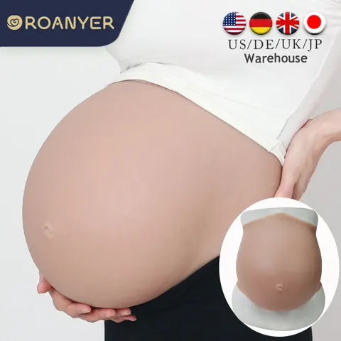 Roanyer силиконовый костюм для беременных живота для кроссдресса реалистичный детский животик для беременных мужчин и женщин искусственный костюм для тела