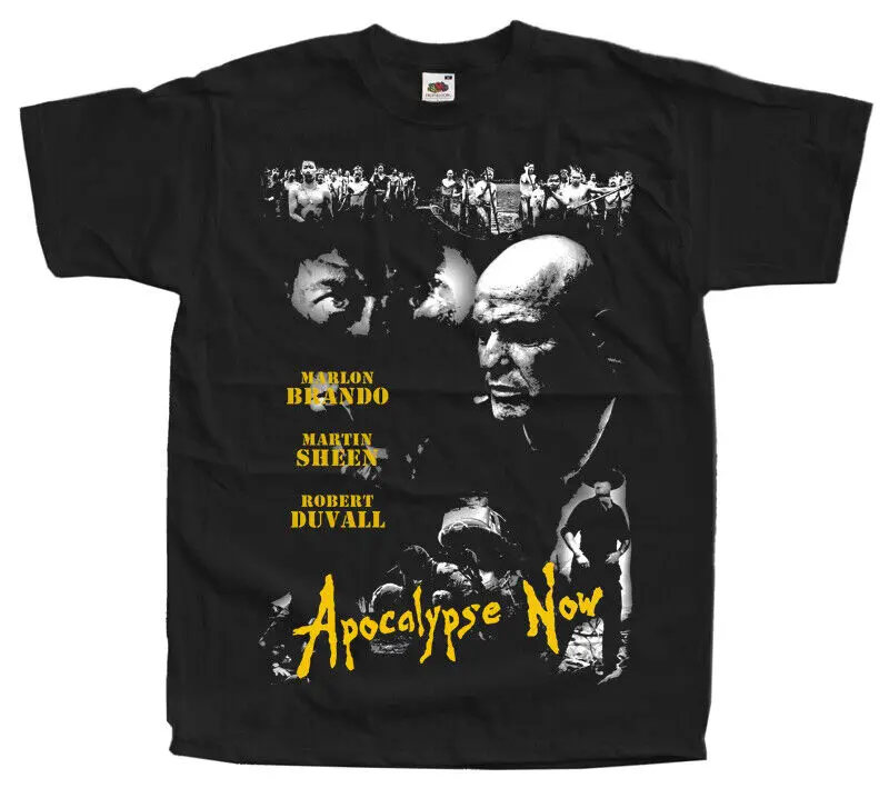 APOCALYPSE NOW ver8 1979 футболка Черная 100% хлопок Размеры S-5XL