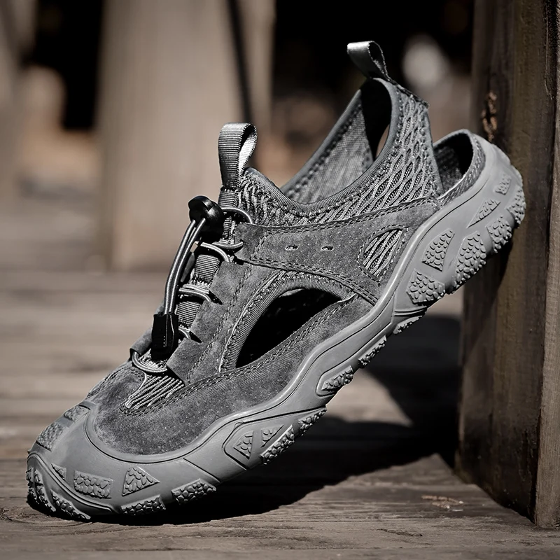 

Men's summer sandals classic casual soft soled outdoor flat top rubber in China's best-selling men's shoes