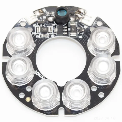 Аксессуары системы видеонаблюдения Nano инфракрасного 6 зерна IR LED доска для наблюдения ночного видения диаметр 53 мм