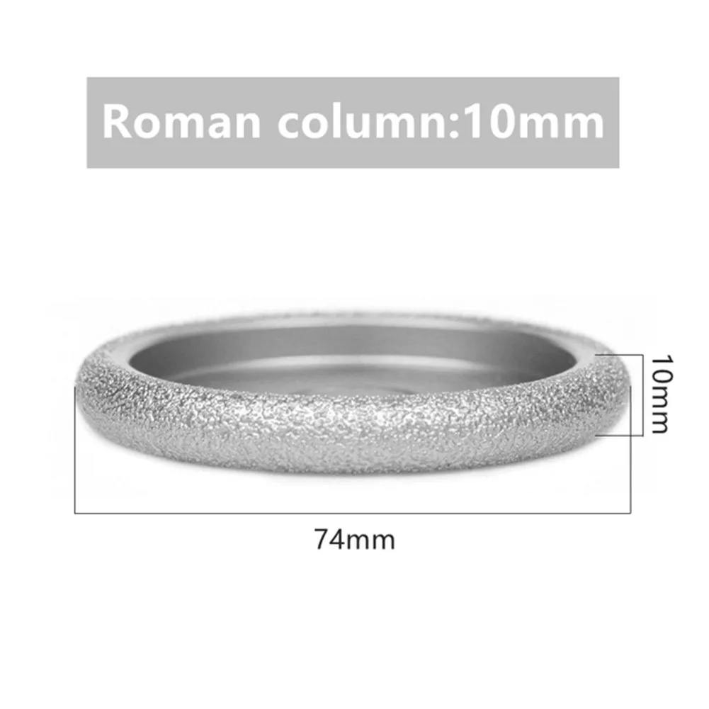 

Бесплатная доставка, 1 шт., диаметр 20 мм, диаметр 3 дюйма/75 мм, сухой вакуумный алмазный шлифовальный круг с паяным напылением, шлифовальный ди...