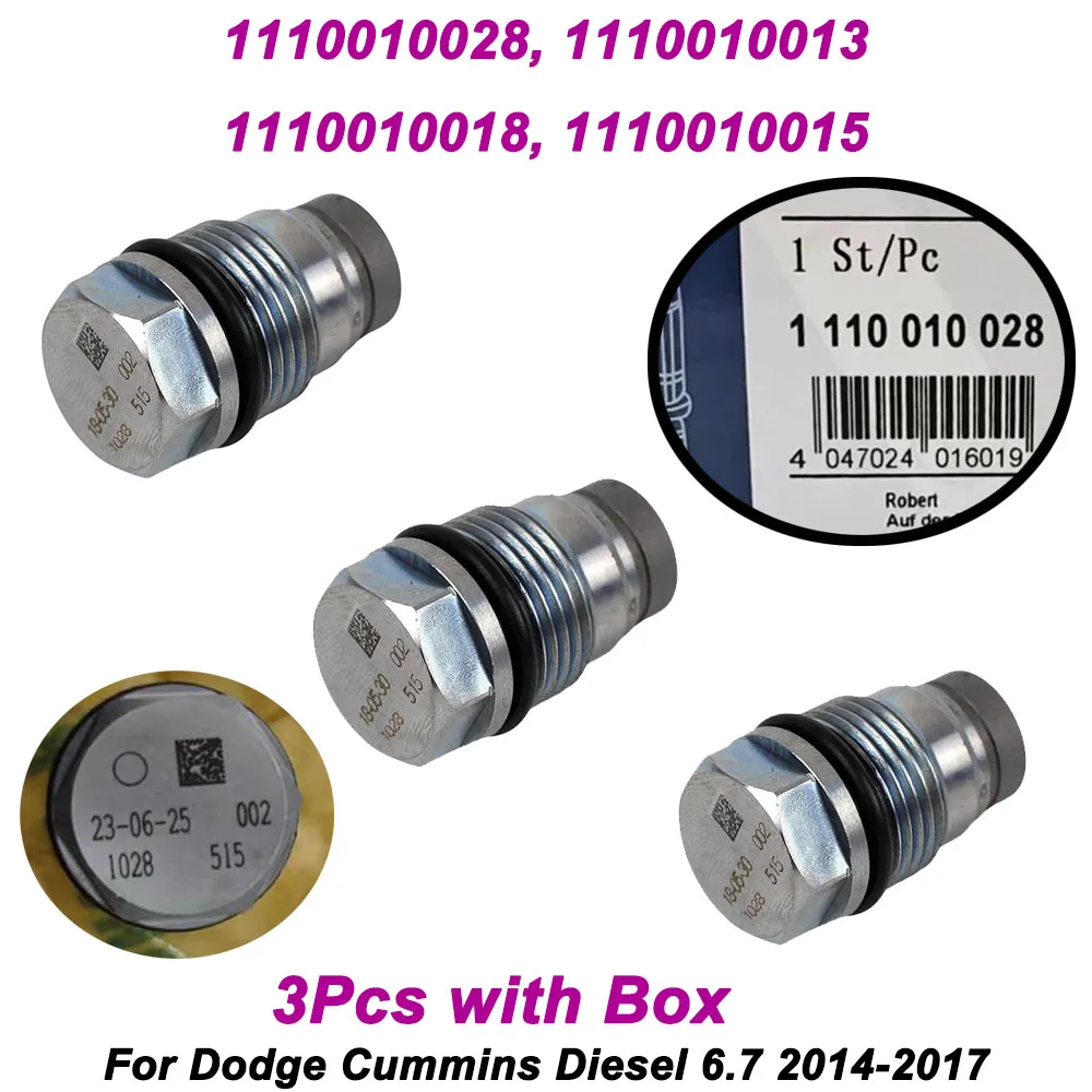 

1/3 шт., 1110010028 предельный клапан 1110010018 1110010015 1110010013 для дизельного топлива Dodge Cumminss 2014 л 2017-