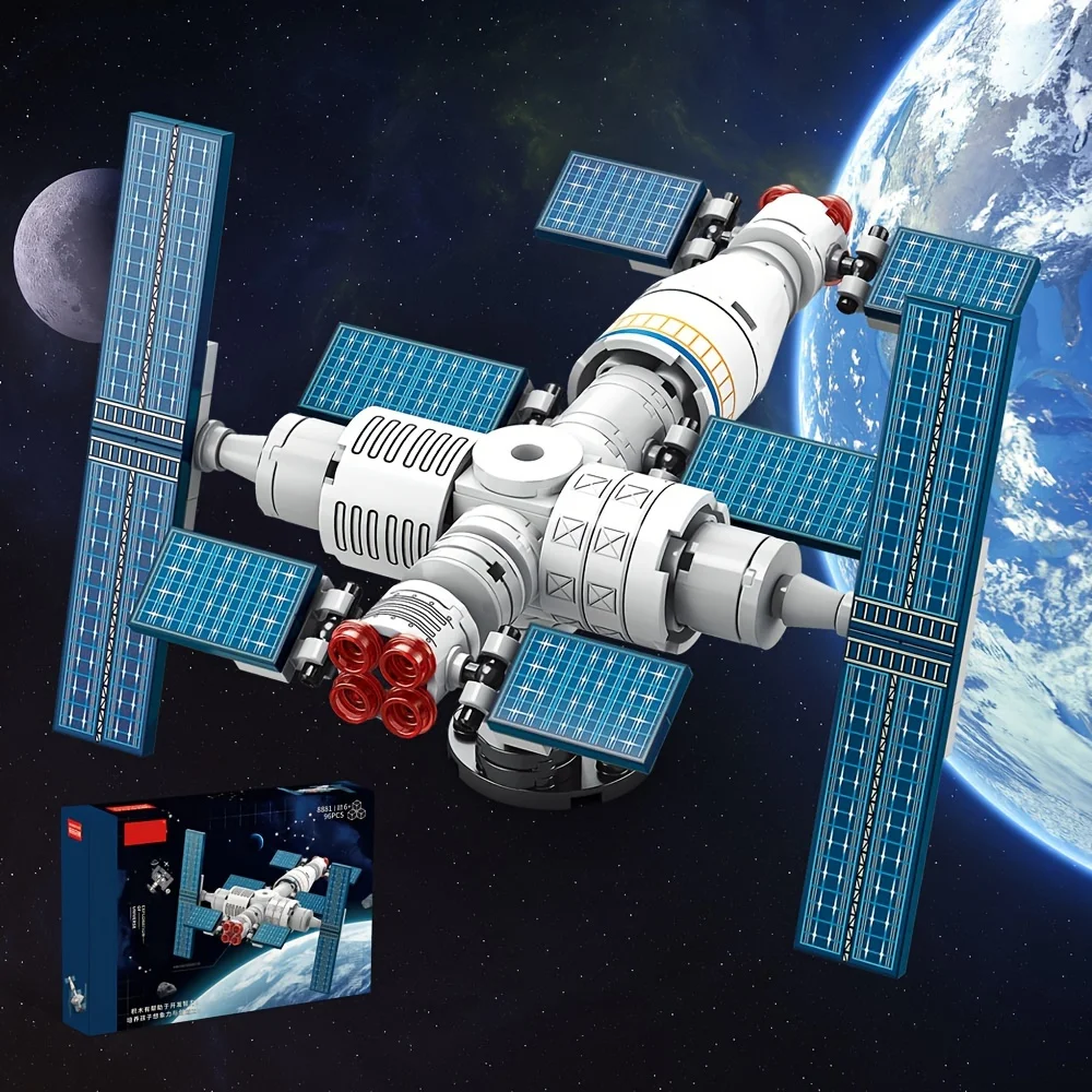 Авиационные космические корабливые блоки ToylinX унисекс пластиковые строительные