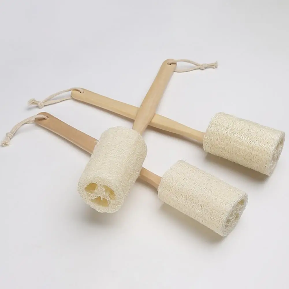 

Loofah Brush Soft Bristle Loofah Sponge Harmless Anti-scratch Practical Adults Bathing Exfoliating Back Scrubber