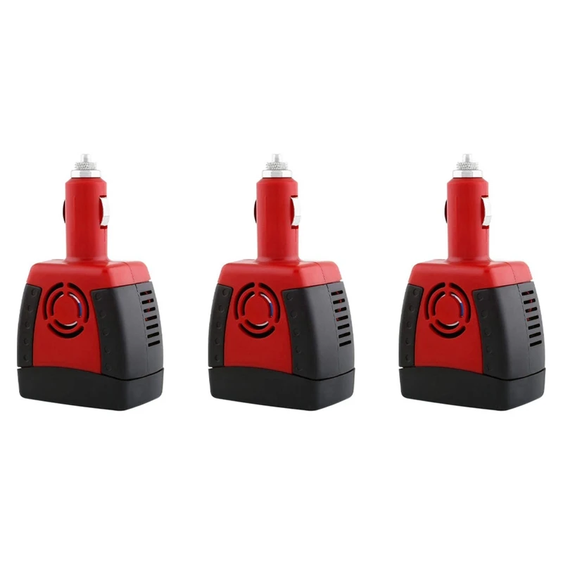 3x150 Вт преобразователь напряжения постоянного тока 12 В в переменный ток 220