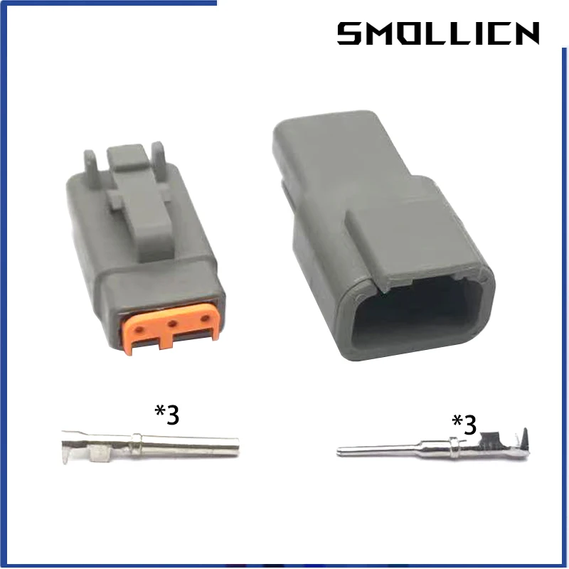 1 компл. Немецкий DTM 3-контактный разъем Женский или мужской автомобильный водонепроницаемый разъем автомобильный герметичный разъем