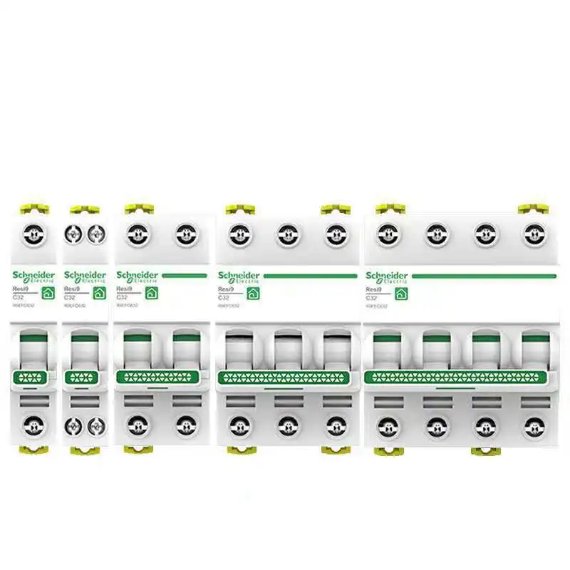 Фото Автоматический выключатель Schneider Electric Resi9 1P 2P 3P 4P для дома, без защиты от утечки, обеспечивает стабильную работу электрооборудования в быту №5