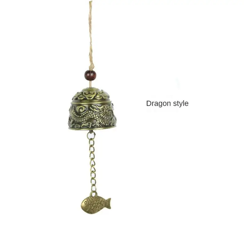 

Yunnan Dongba Metal Wind Creative Bell Dragon Pendant Home Decoration Dragon Wind Chime Chinese Style Dragon Pattern Pendant