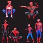 Костюм для косплея супергероя Marvel Человек-паук высококачественные костюмы разных размеров для карнавала костюмы на Хэллоуин Вечерние