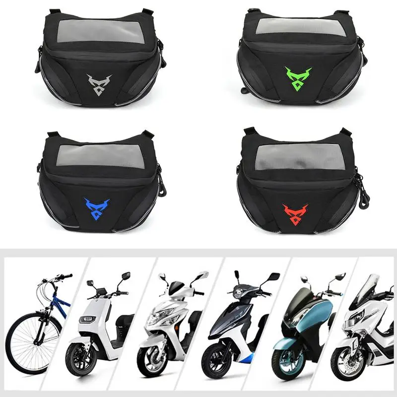 

Motorcycle Accessories Waterproof Bag Storage Handlebar Bag Travel Bag With Touch Screen Design And Reflective Strip For Outdoor
