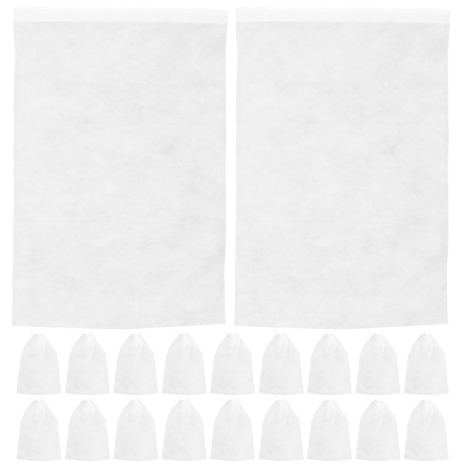 

50PCS Drawstring Bags Travel Shoe Packaging Bags Outdoor Shoe Storage Pouches