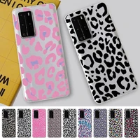 fhnblj fashion leopard phone case for huawei p 20 30 40 pro lite psmart2019 honor 8 10 20 y5 6 2019 nova3e