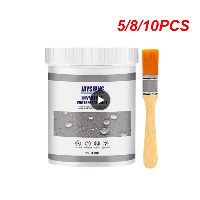 

10PCS 100ml Jaysuing Waterproof Sealant Roof Roof Leaking Agent Sealing Waterproofing Agent Paint Repair Walls Roofs Surfaces