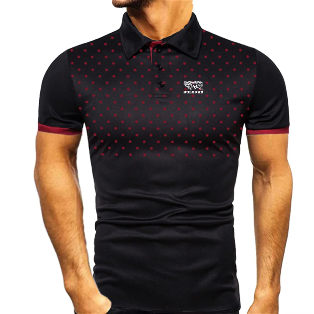 

Летняя мужская модная и Повседневная рубашка поло с коротким рукавом