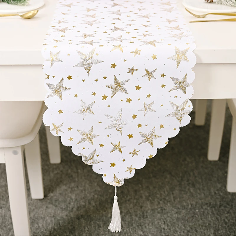 

2022 Christmas Table Runner Christmas Decorations For Home Xmas Ornaments Happy New Year 2022 Xmas Gifts Navidad