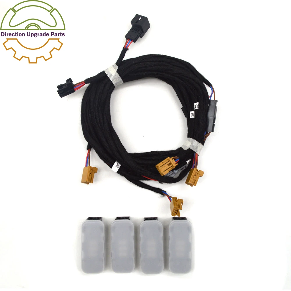 

RGB-лампа для Passat B8, разноцветные лампы для ножек с проводным кабелем