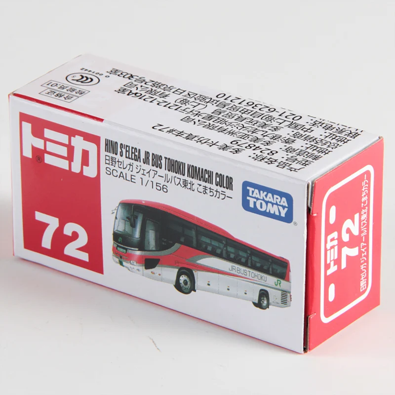 

Tomy Domeca Simulation Alloy Car Model Boy Toy No. 72 Hino Bus 824879