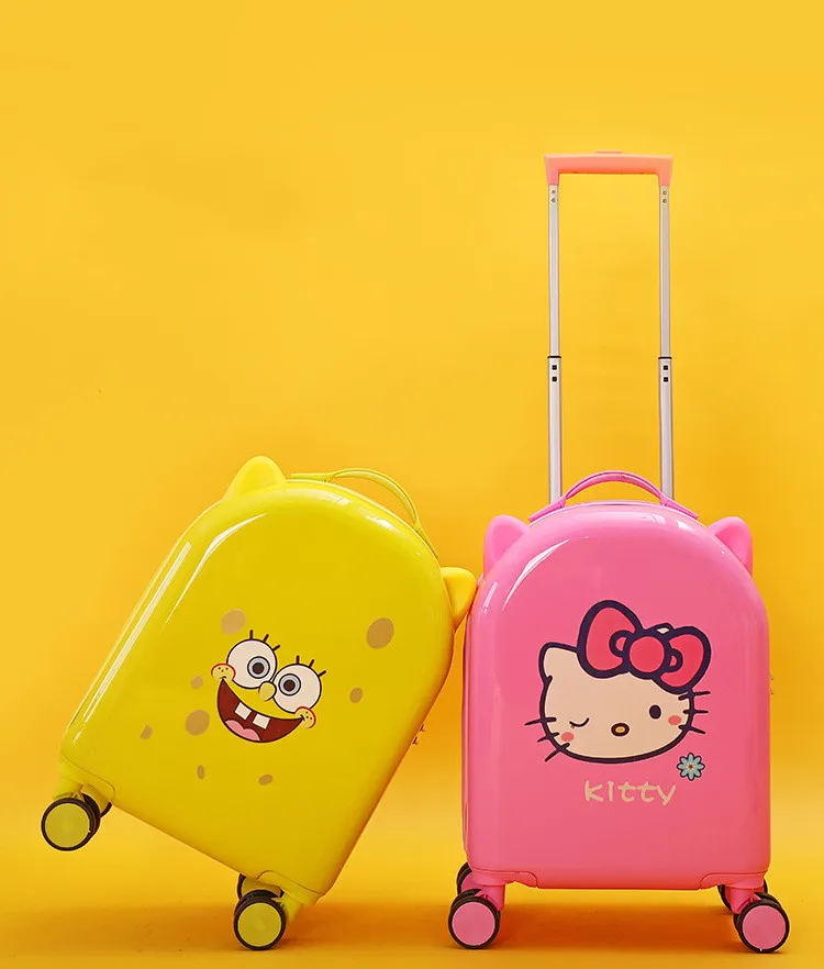 Новый чемодан Hellokitty милый детский 16-дюймовая тележка коробочка с паролем