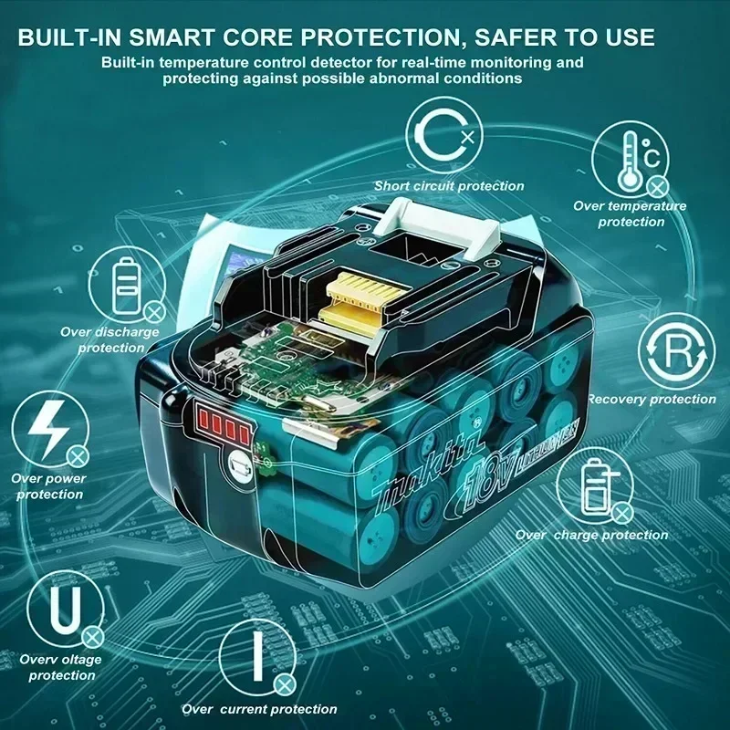 Аккумулятор Makita 6Ah/5Ah