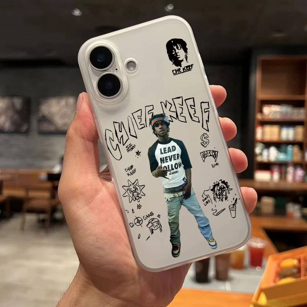 Фото Прозрачный матовый противоударный чехол Epc Chiefs Keefs G-GLO G-GANG для iPhone 17, 16E, 16, 15, 14 Plus, 13, 12, 11, Air Plus, Pro, X, XR, Max №4