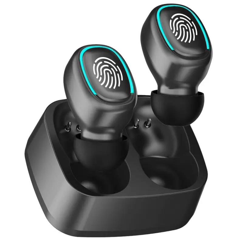 

Wireless Bluetooth Headset Touch Light Mini High Quality Earplugs Anti Sweat HD Sound Quality Stereo Universal Headset
