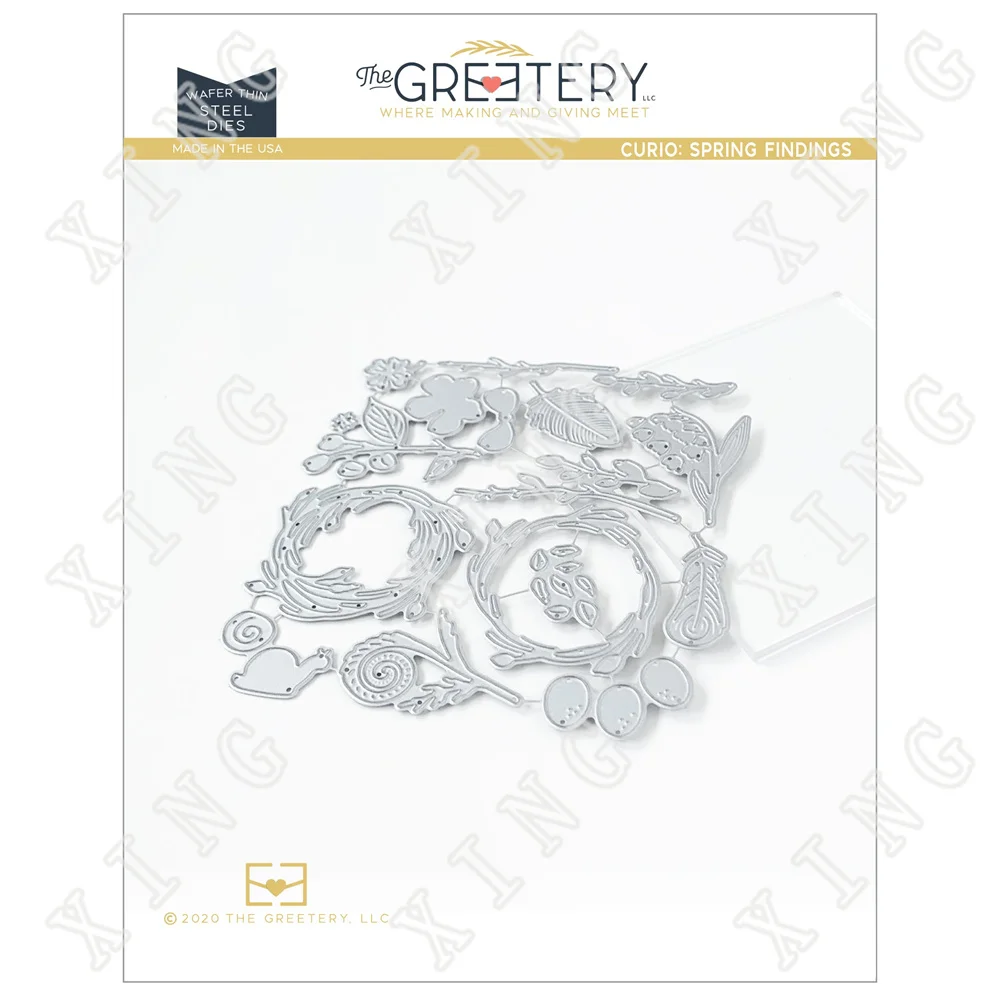 

Flower Leaf Snail New Metal Cutting Dies Scrapbook Diary Decoration Stencil Embossing Template Diy Greeting Card Handmade