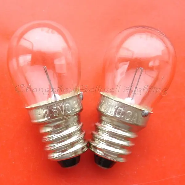 Enlarge miniature Lamp Bulb 2.5v 0.3a E10s FreeShipping A577  sellwell lighting factory