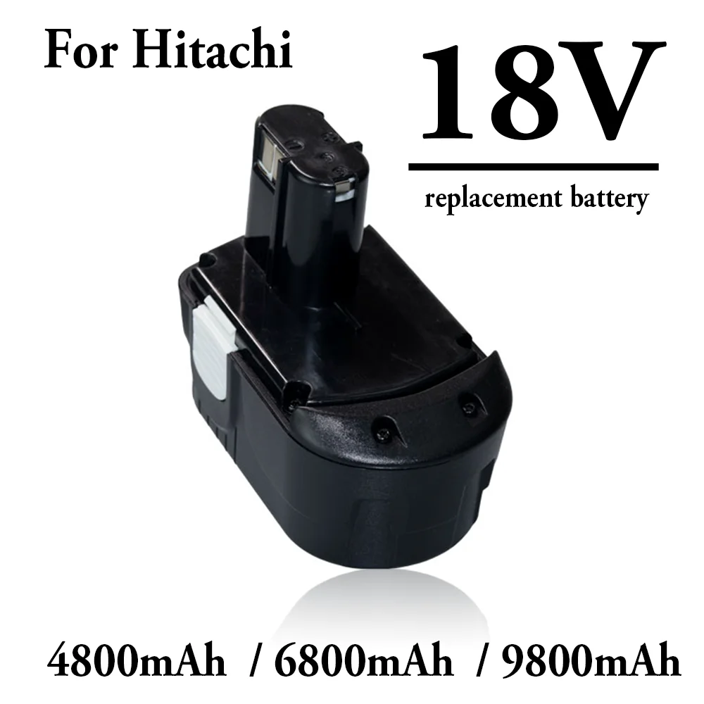 Фото Замена аккумулятора 18 В, 4800 мАч/6800 мАч/9800 мАч для аккумулятора Hitachi EB1812S EB1814SL EB1820 EB1826HL EB1830 DS18DL №1