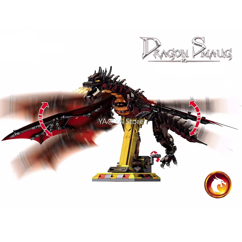 

Новый конструктор Smaug из фильма «дракон», набор строительных блоков, детские игрушки, подарок