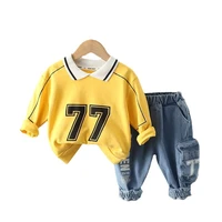 new spring autumn baby clothes suits children boys girls casual t shirt pants 2pcssets toddler sports costume kids tracksuits