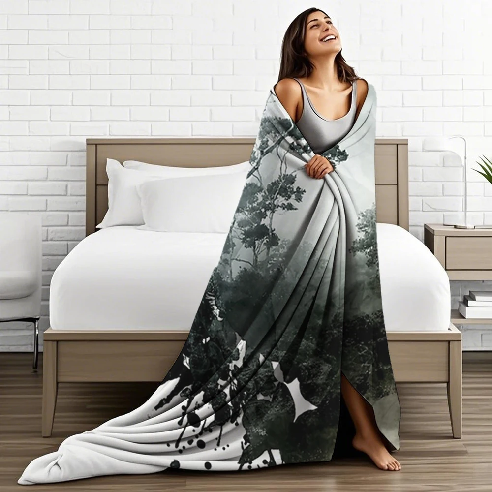 Рустикальный флис Череп-метаморфоз-одеяла и пледы мягкий тонкий модный простой