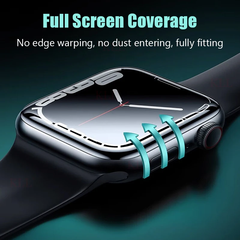 С установкой одним нажатием антишпионская керамическая мягкая пленка для Apple Watch