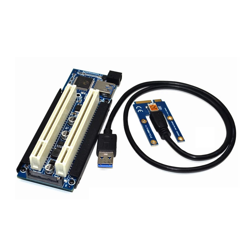 

NEW-MINI PCI-E к двойному Райзер-карта PCI слот Sup порт s Захват карты Gold Tax Card звуковая карта параллельный порт карта