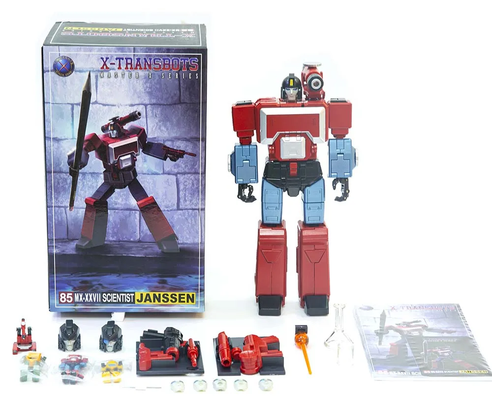 Новые игрушки-трансформеры X-transbot Женский значок научный сотрудник Janssen MX27