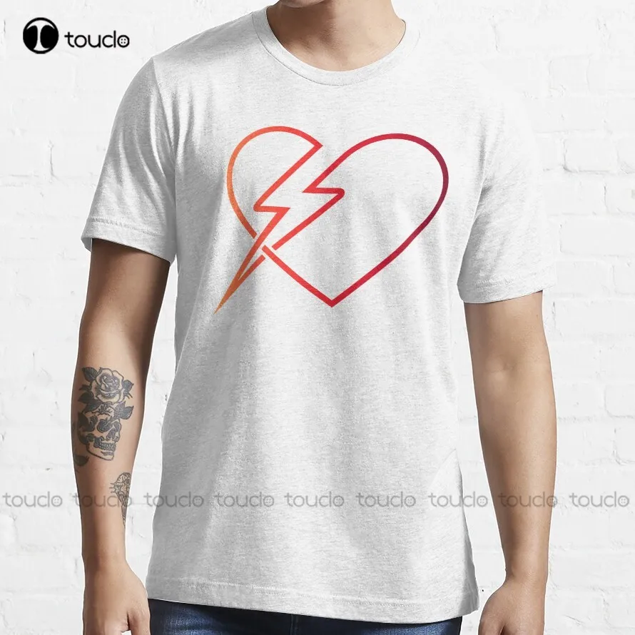 

Трендовая футболка Love And Thunder, красные рубашки, высококачественные милые элегантные милые хлопковые футболки с милым мультяшным принтом в стиле Харадзюку