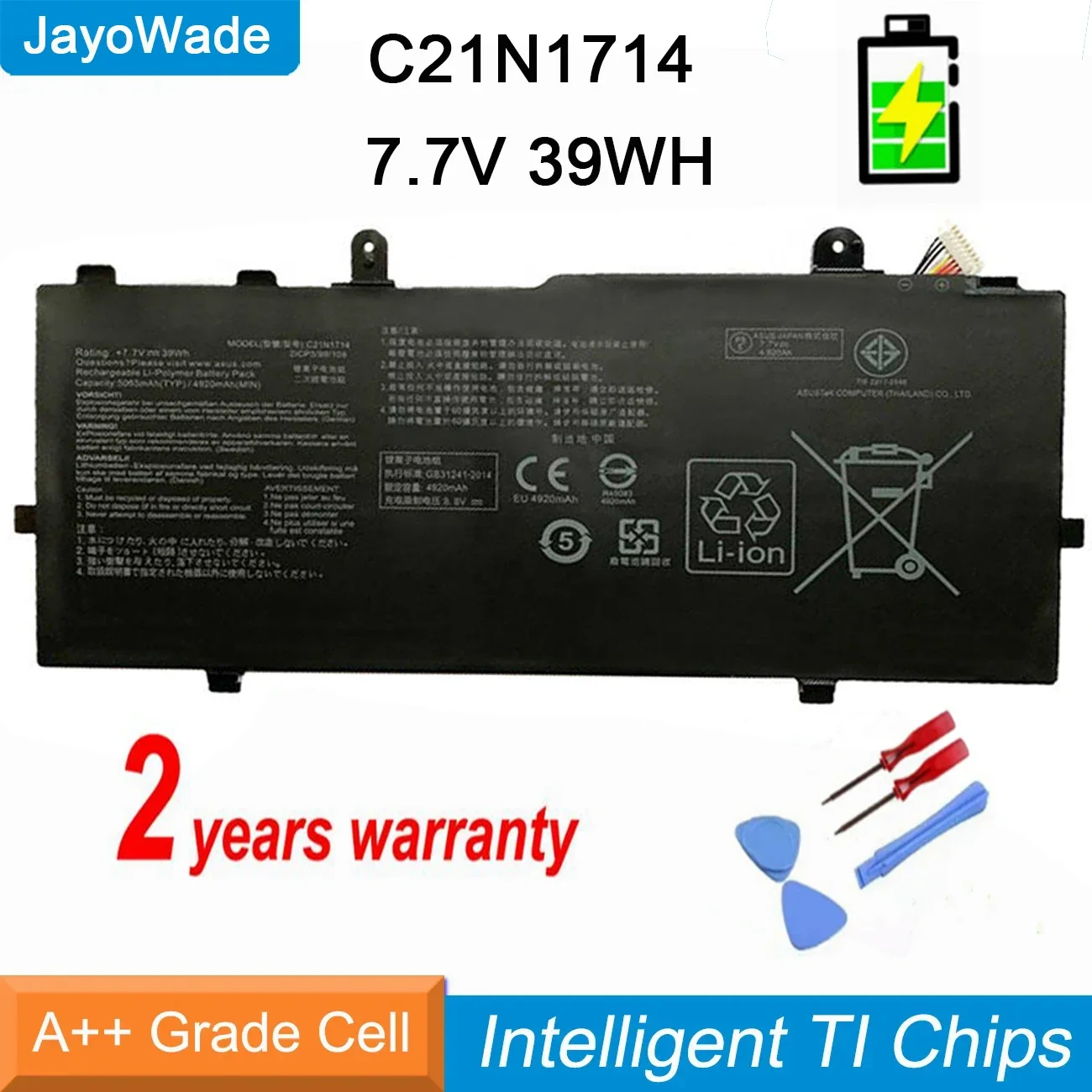 Фабрика C21N1714 Аккумулятор для ноутбука ASUS TP40 TP401CA TP401NA TP401MA TP401NA-3350 TP401N TP401M J401MA J401CA 0B200-02740000