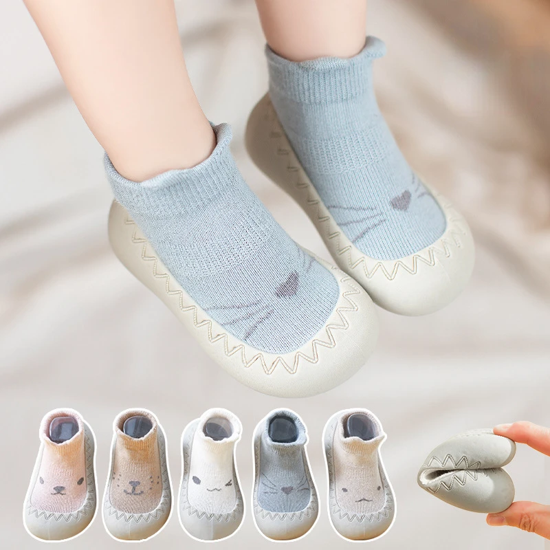 Baby Shoes Baby Walkers Toddler First Walker Baby Girl Kids Soft Rubber Sole Baby Boy Shoe Cotton Anti-slip 0-3Y Spring Autumn