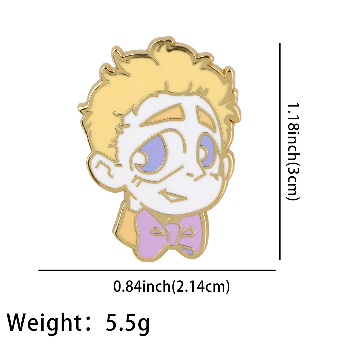 Эмалированная Заколка-брошь для рюкзака в стиле Фэнтези ТВ серии Good Omens