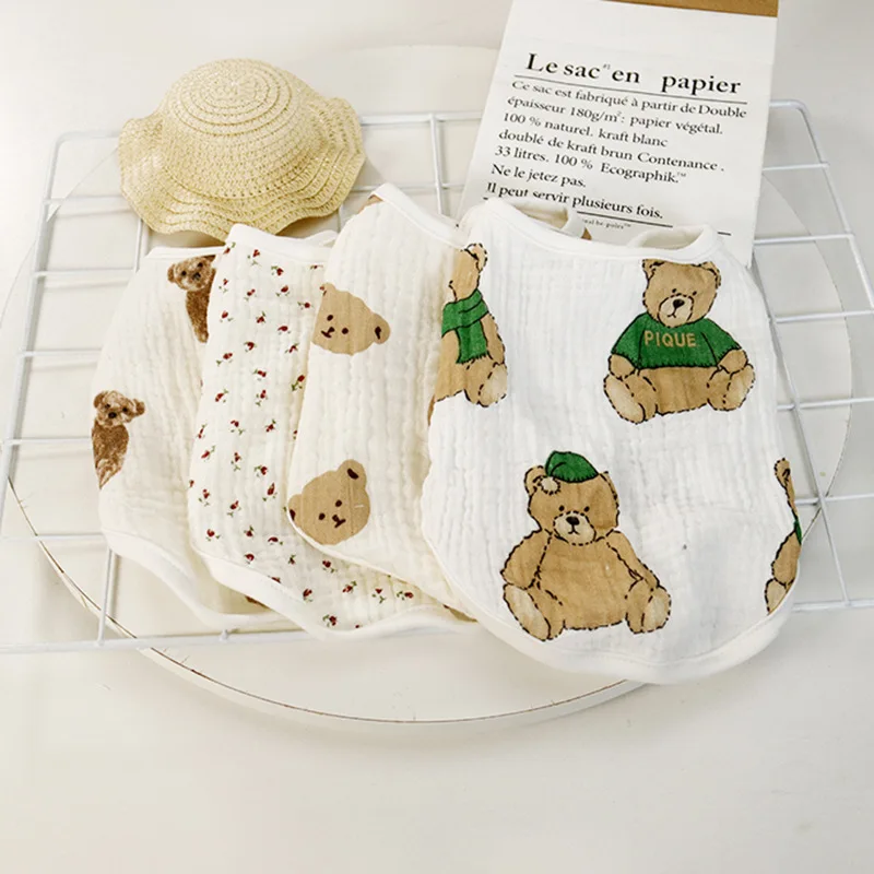 

Dog Clothes Spring Thin Section Breathable Cotton French Bulldog Clothes Puppy Clothes Than Bear Fat Dog Home Pajamas Summer Dog