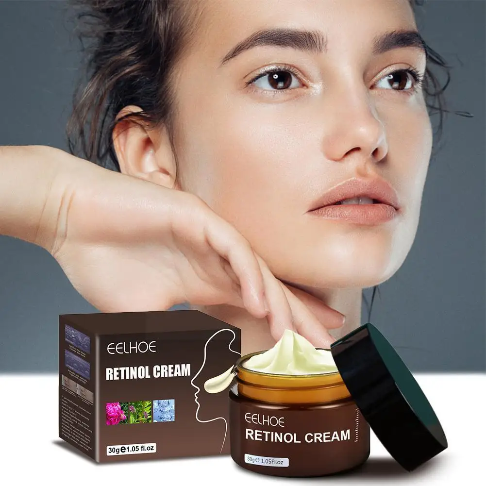 

EELHOE Retinol Face Cream Anti-Aging Remove Wrinkle Whitening Lifting Brightening Facial 30g Care Moisturizing Firming Skin M3K5