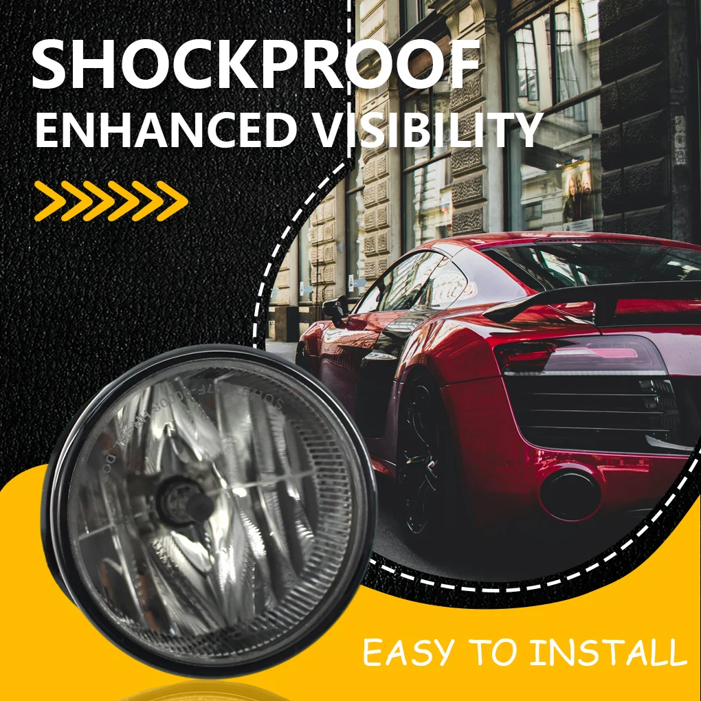 

Fog Lights Lamps Gray Lower Bumper Waterproof Running Light Car Accessories