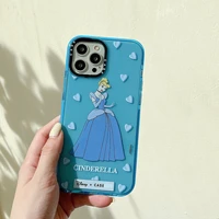 cartoon fashion disney princess phone cases for iphone 13 12 11 pro max xr xs max 8 x 7 se 2020 lady girl shockproof soft shell
