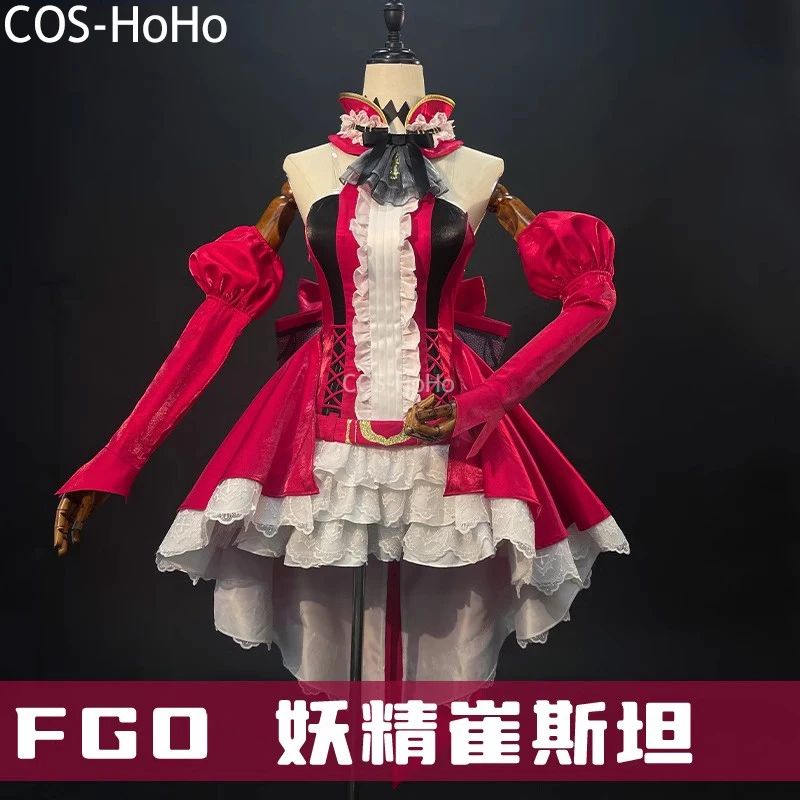 COS-HoHo Fate/Grand Order FGO Tristan игровой костюм элегантное платье униформа косплей Хэллоуин