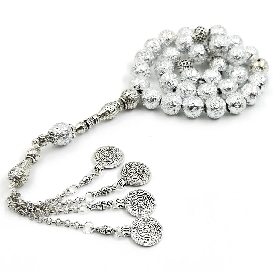Натуральный камень Tasbih с лавовым покрытием четки мусульманский подарок