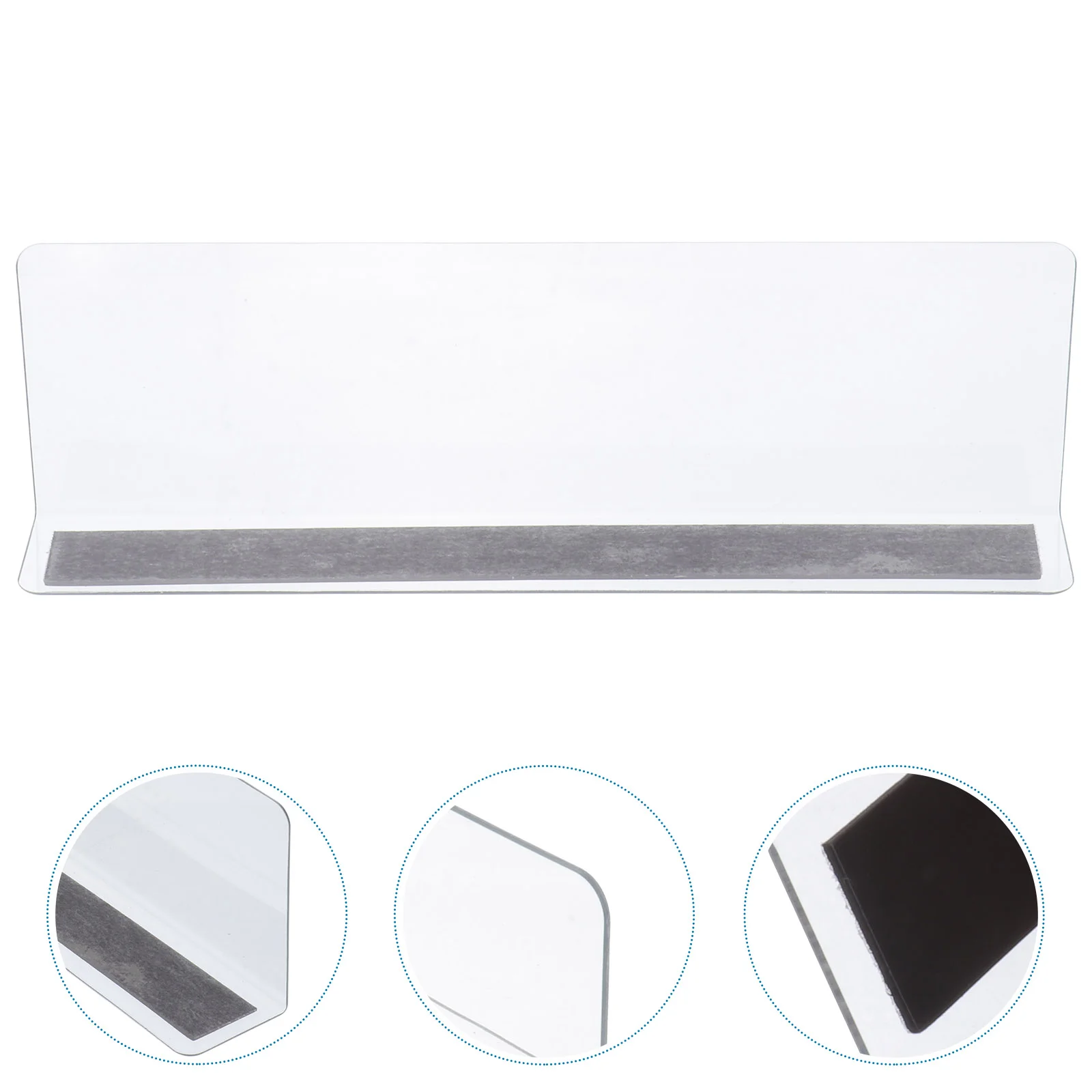 

Shelf Dividers Closetdivider Organization Shelves Clear Acrylicclosets Side Store Rack Pvc Classification Goods Separators