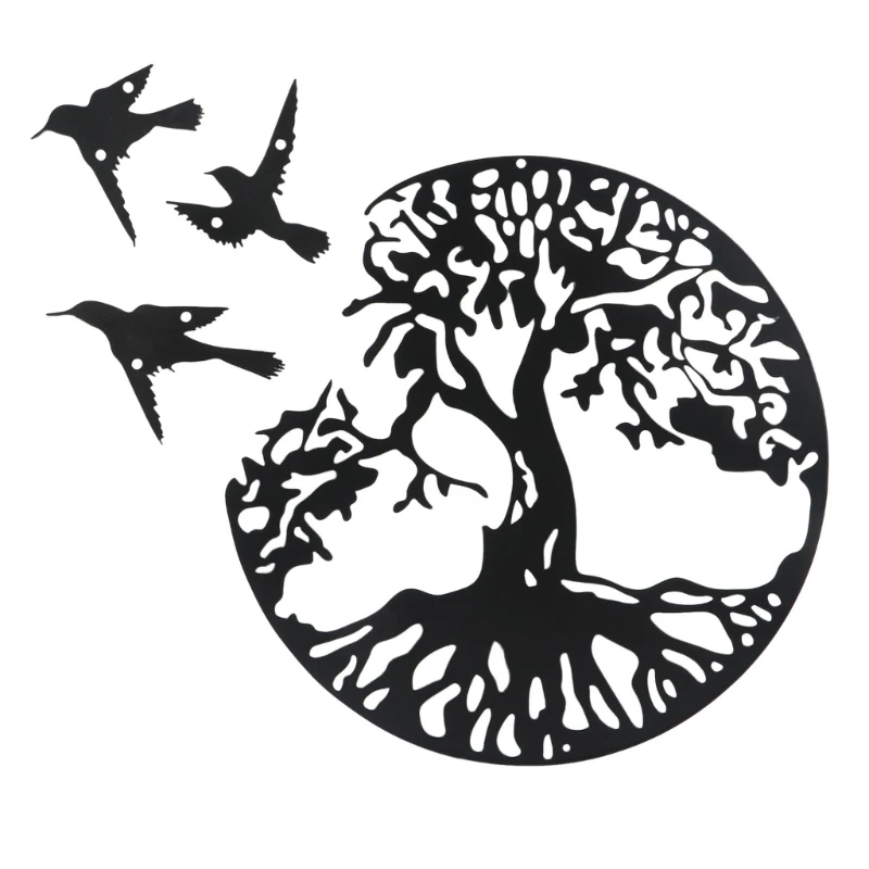 

Металлическое дерево жизни, птица, знак, кованое железо, декор, орнамент, принадлежности для рукоделия, для внутреннего и сада и