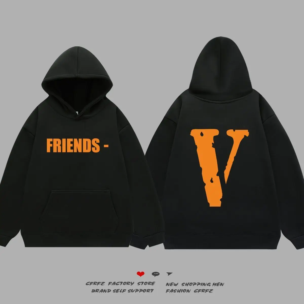 

Vlone Friends 2023 зимний новый раздел V графические марки мужчины, даже куртки высокого качества Спортивная мода мужчины хип - хоп куртка отопление улицы