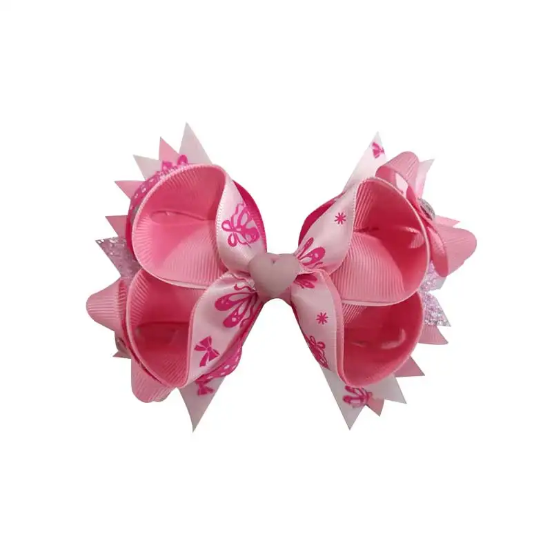 

Lovely Heart Hair Bows Boutique Cascading Hair Clip For Girls