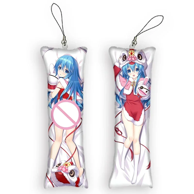 Мини-подвеска DATE A LIVE Himekawa Yoshino Dakimakura двухсторонний брелок в стиле аниме